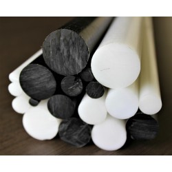 Barra redonda Milimétrica de POM C Delrin