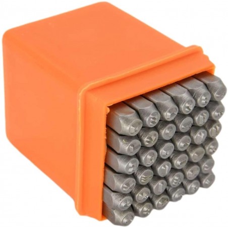 Cincel de Golpe Números y Letras de 1/4''