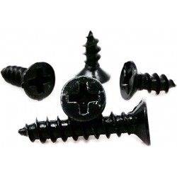 Caja de Juego de 1350 piezas de Mini Tornillos Cruz Phillips de Acero Negro