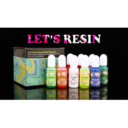 Set de Pigmentos de 15 Colores para Resina Epoxi
