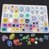 Molde de Silicona en Forma de Corazón, Oval y Aro