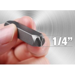 Cincel de Golpe Números y Letras de 1/4''