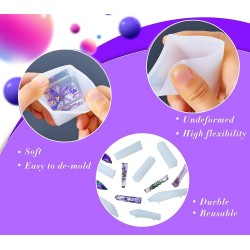 Juego de Moldes de Silicon para Resina