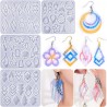 Molde de Silicona para Fabricación de Joyas/Aretes