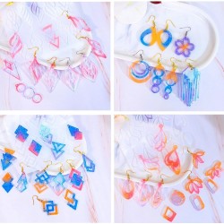 Molde de Silicona para Fabricación de Joyas/Aretes