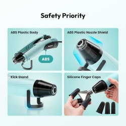 Pistola de Calor para Secado de Resina