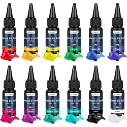 Kit de 12 Colores de Resina UV